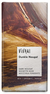BIO nugát étcsokoládé 100 g - VIVANI